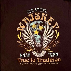 Ole Smoky Nashville Tennessee Whiskey T Shirt Men Gray music city Moonshine XL
